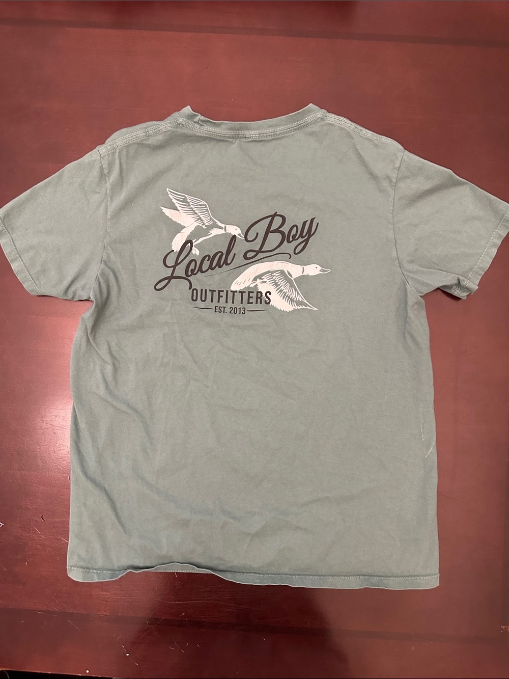 Local Boy Outfitters Kids Short Sleeve Tee in Sage Green